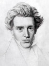 Portrait von Sren Kierkegaard